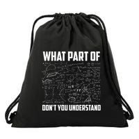 What Part Of Dont You Understand Funny Math Teacher Gift Drawstring Bag