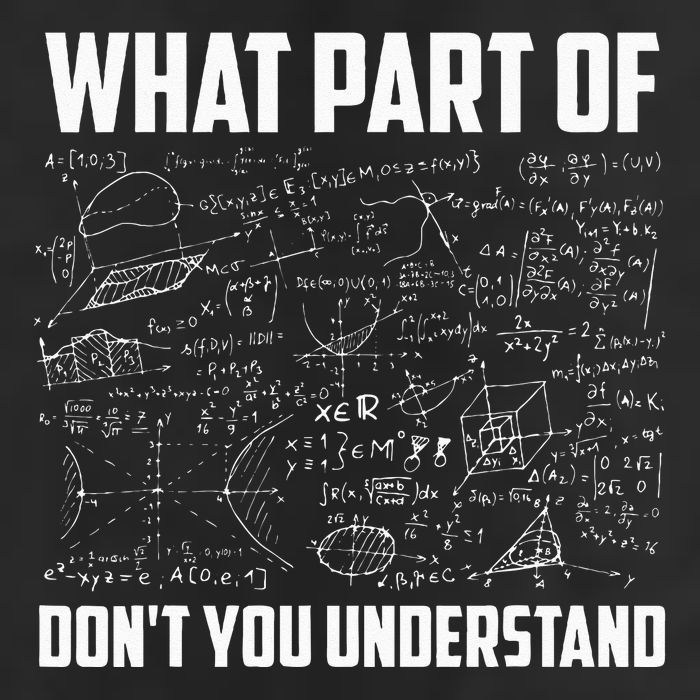 What Part Of Dont You Understand Funny Math Teacher Gift Microfiber Hand Towel