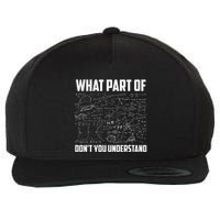 What Part Of Dont You Understand Funny Math Teacher Gift Wool Snapback Cap