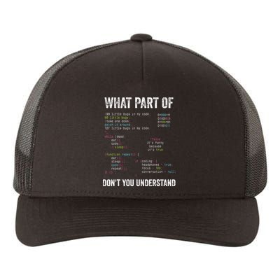 What Part Of Dont You Understand Computer Science Lovers Yupoong Adult 5-Panel Trucker Hat
