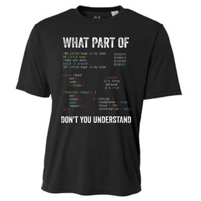 What Part Of Dont You Understand Computer Science Lovers Cooling Performance Crew T-Shirt