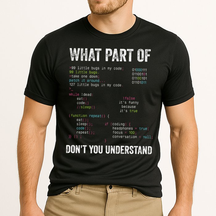 What Part Of Dont You Understand Computer Science Lovers Cooling Performance Crew T-Shirt