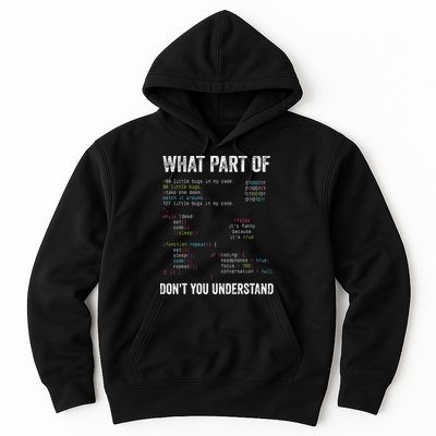 What Part Of Dont You Understand Computer Science Lovers Hoodie