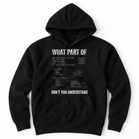 What Part Of Dont You Understand Computer Science Lovers Hoodie