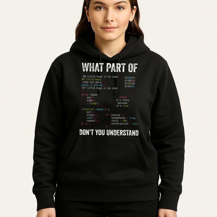 What Part Of Dont You Understand Computer Science Lovers Hoodie