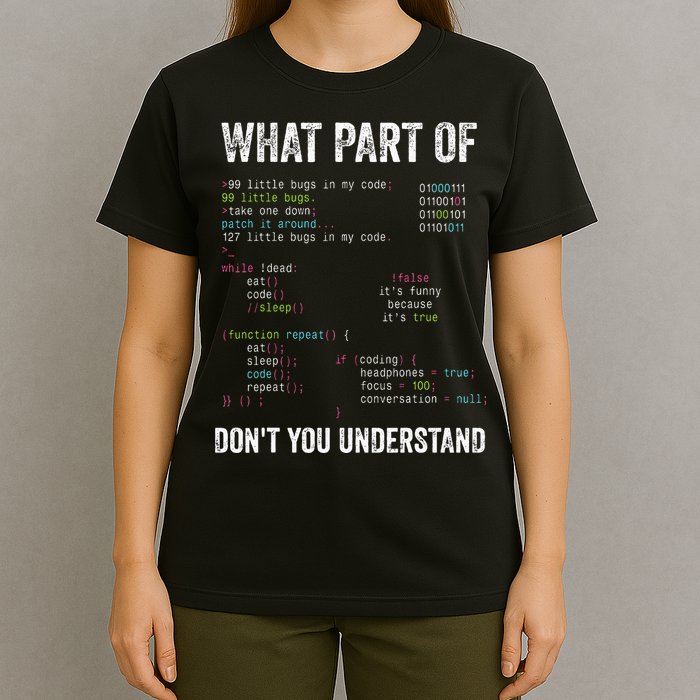 What Part Of Dont You Understand Computer Science Lovers T-Shirt