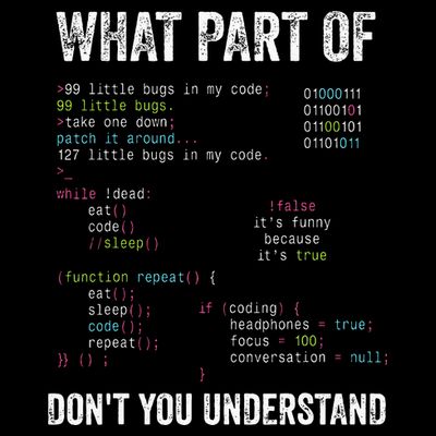 What Part Of Dont You Understand Computer Science Lovers T-Shirt