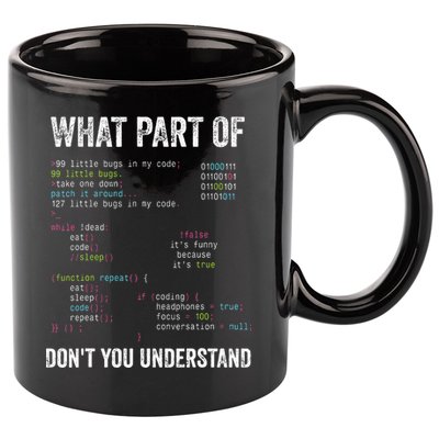 What Part Of Dont You Understand Computer Science Lovers 11oz C Handle Ceramic Mug