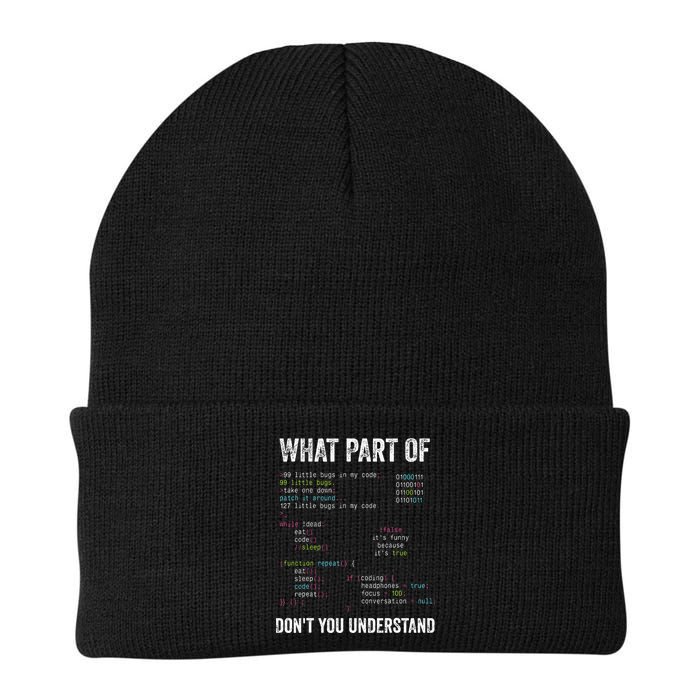 What Part Of Dont You Understand Computer Science Lovers Beanie