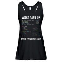 What Part Of Dont You Understand Computer Science Lovers Ladies Essential Flowy Tank