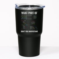 What Part Of Dont You Understand Computer Science Lovers Tumbler