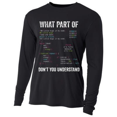 What Part Of Dont You Understand Computer Science Lovers Cooling Performance Long Sleeve Crew
