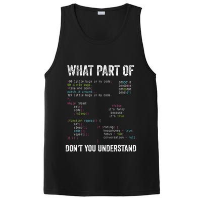 What Part Of Dont You Understand Computer Science Lovers PosiCharge Competitor Tank