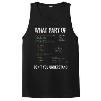 What Part Of Dont You Understand Computer Science Lovers PosiCharge Competitor Tank