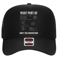 What Part Of Dont You Understand Computer Science Lovers Trucker Hat