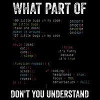 What Part Of Dont You Understand Computer Science Lovers Full Zip Hoodie