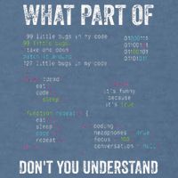 What Part Of Dont You Understand Computer Science Lovers Garment-Dyed Sweatshirt