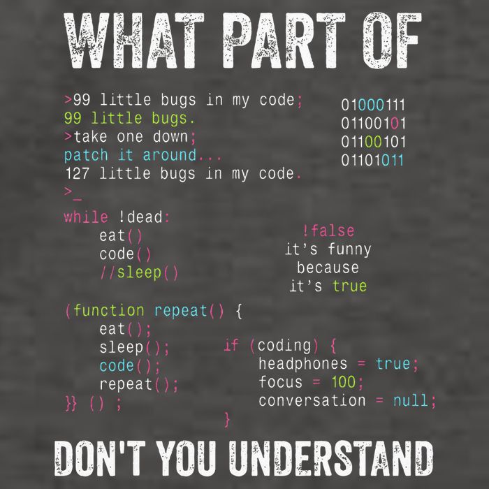 What Part Of Dont You Understand Computer Science Lovers Vector Backpack