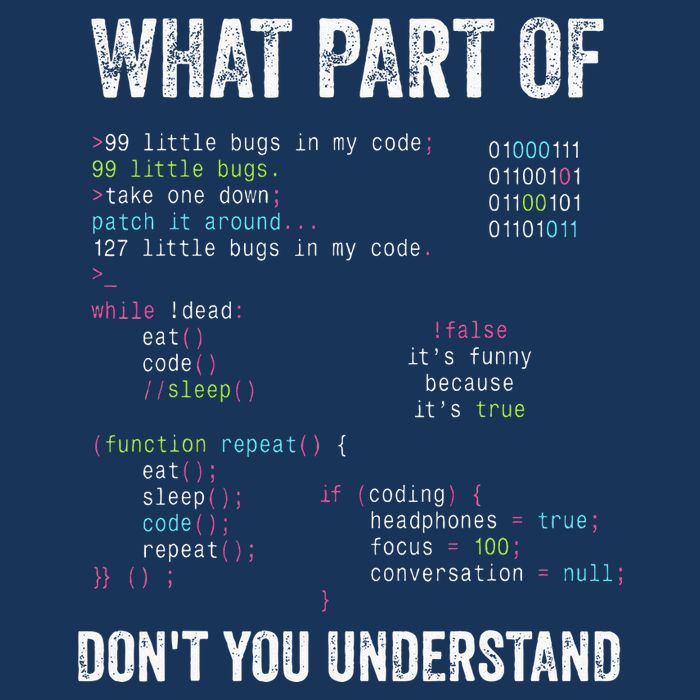 What Part Of Dont You Understand Computer Science Lovers Infant Baby Jersey Bodysuit
