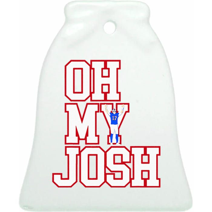 WNY Pride Oh My Josh Ceramic Bell Ornament