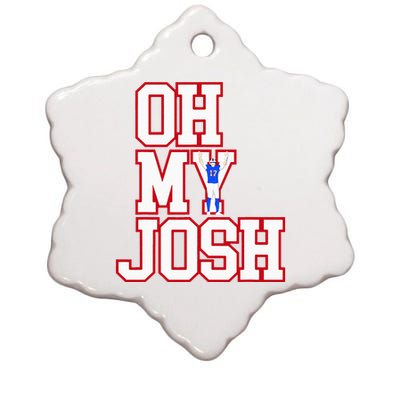 WNY Pride Oh My Josh Ceramic Star Ornament