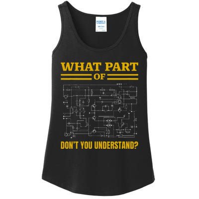 What Part Of DonT You Understand Funny Electrician Ladies Essential Tank