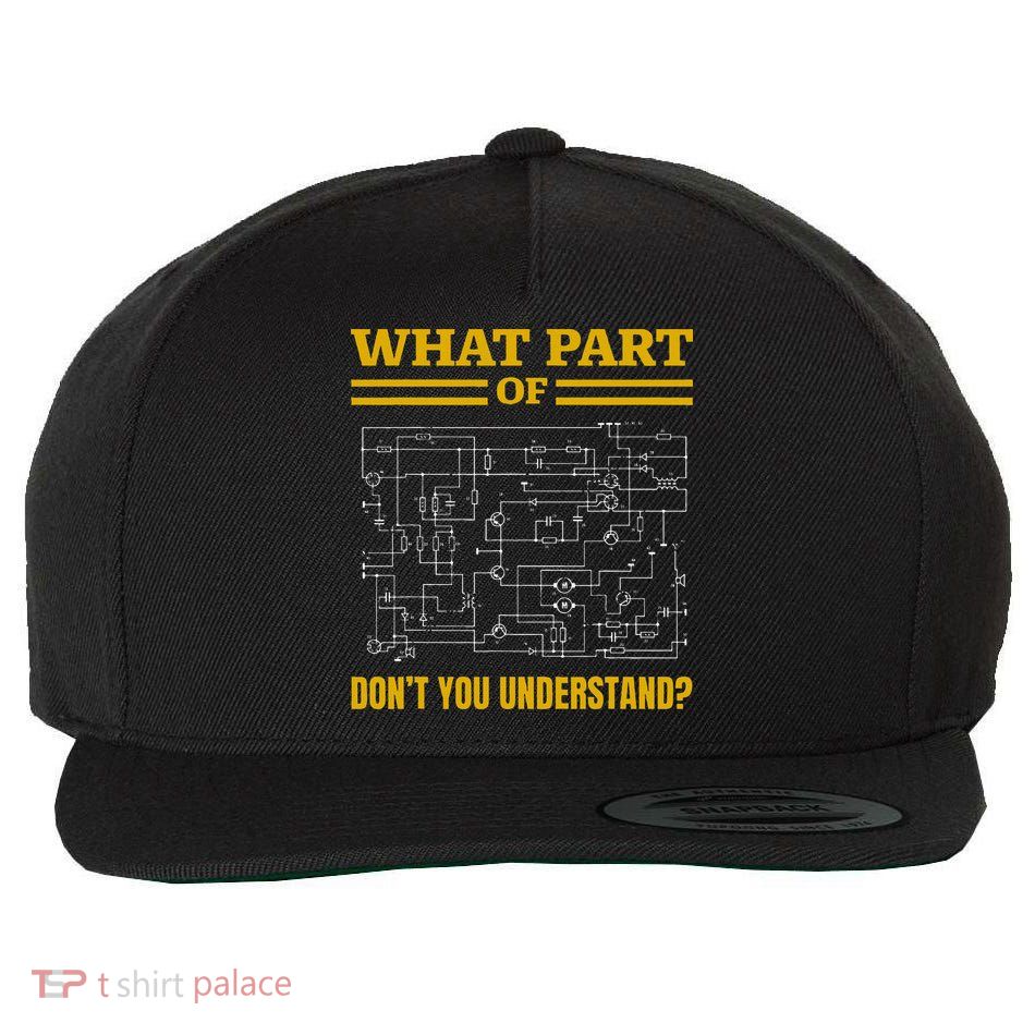 What Part Of DonT You Understand Funny Electrician Wool Snapback Cap