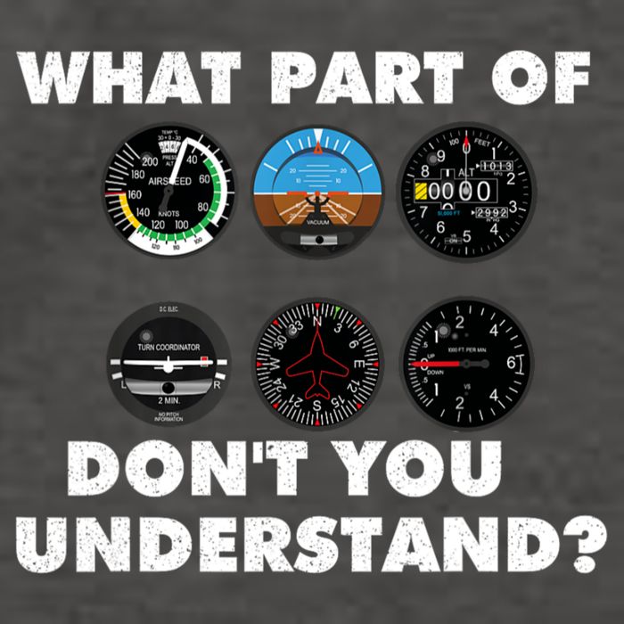 What Part Of DonT You Understand Airplane Airline Pilot Vector Backpack