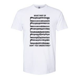 What Part Of The Music Notes You Don't Understand Musician Gift Softstyle CVC T-Shirt