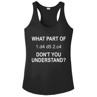 What Part Of Chess Move Don't You Understand Chess Gifts Ladies PosiCharge Competitor Racerback Tank