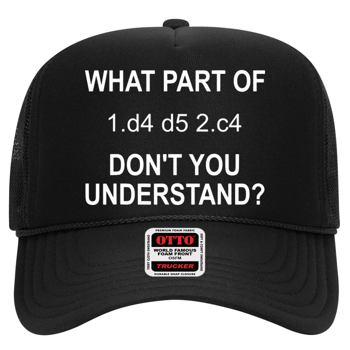 What Part Of Chess Move Don't You Understand Chess Gifts Trucker Hat