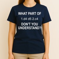 What Part Of Chess Move Don't You Understand Chess Gifts T-Shirt