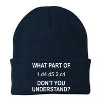 What Part Of Chess Move Don't You Understand Chess Gifts Beanie
