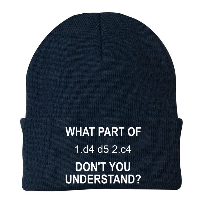 What Part Of Chess Move Don't You Understand Chess Gifts Beanie