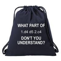 What Part Of Chess Move Don't You Understand Chess Gifts Drawstring Bag