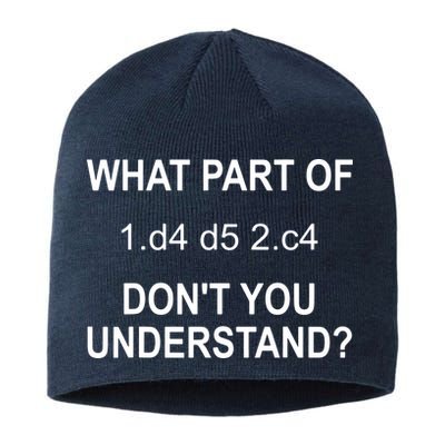 What Part Of Chess Move Don't You Understand Chess Gifts Sustainable Beanie