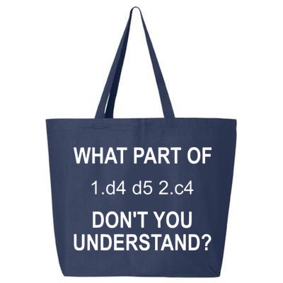 What Part Of Chess Move Don't You Understand Chess Gifts 25L Jumbo Tote