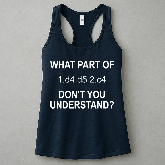 What Part Of Chess Move Don't You Understand Chess Gifts Womens Tank Top