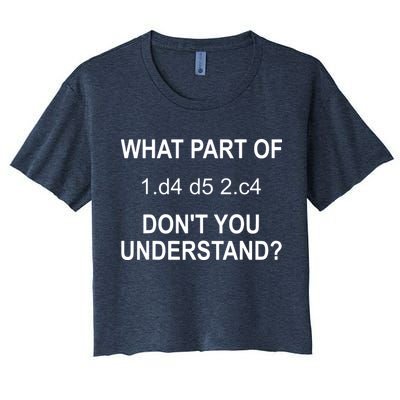 What Part Of Chess Move Don't You Understand Chess Gifts Crop Top