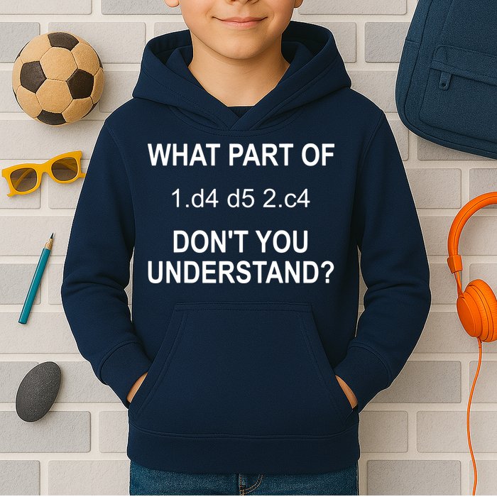 What Part Of Chess Move Don't You Understand Chess Gifts Kids Hoodie