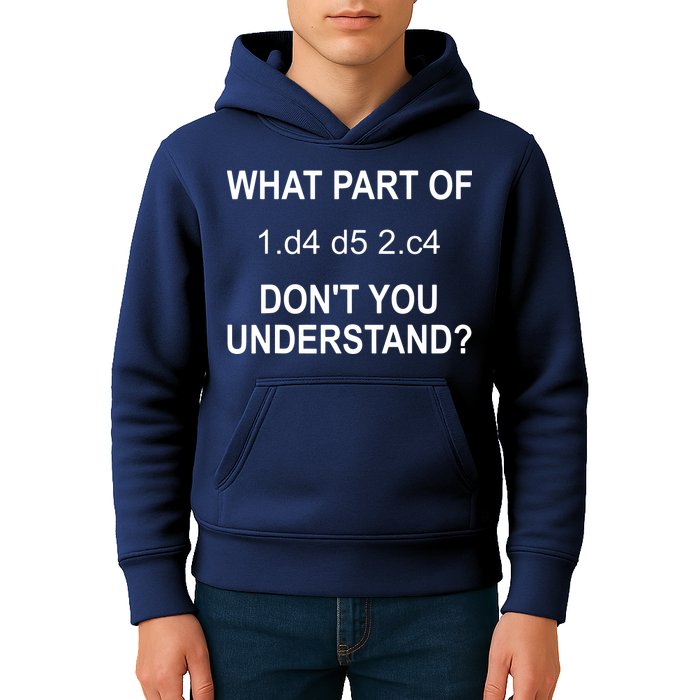 What Part Of Chess Move Don't You Understand Chess Gifts Kids Hoodie