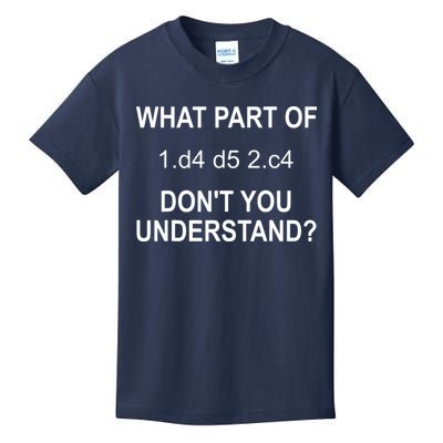 What Part Of Chess Move Don't You Understand Chess Gifts Kids T-Shirt