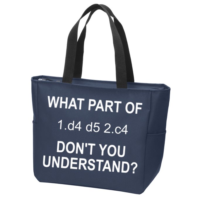 What Part Of Chess Move Don't You Understand Chess Gifts Zip Tote Bag