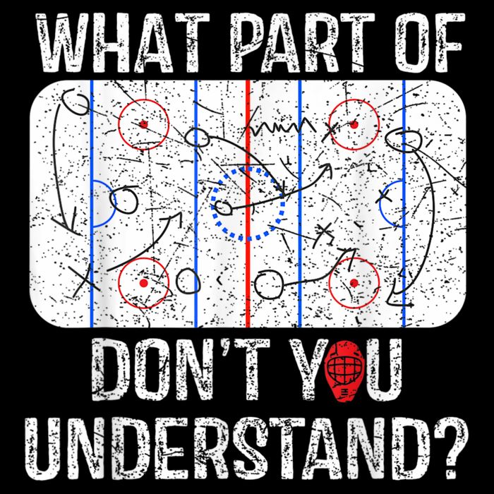 What Part Of Dont You Understand Funny Hockey Mom Dad Coach Cooling Performance Crew T-Shirt