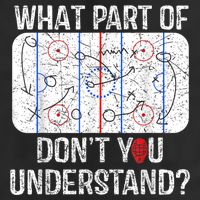 What Part Of Dont You Understand Funny Hockey Mom Dad Coach Golf Towel