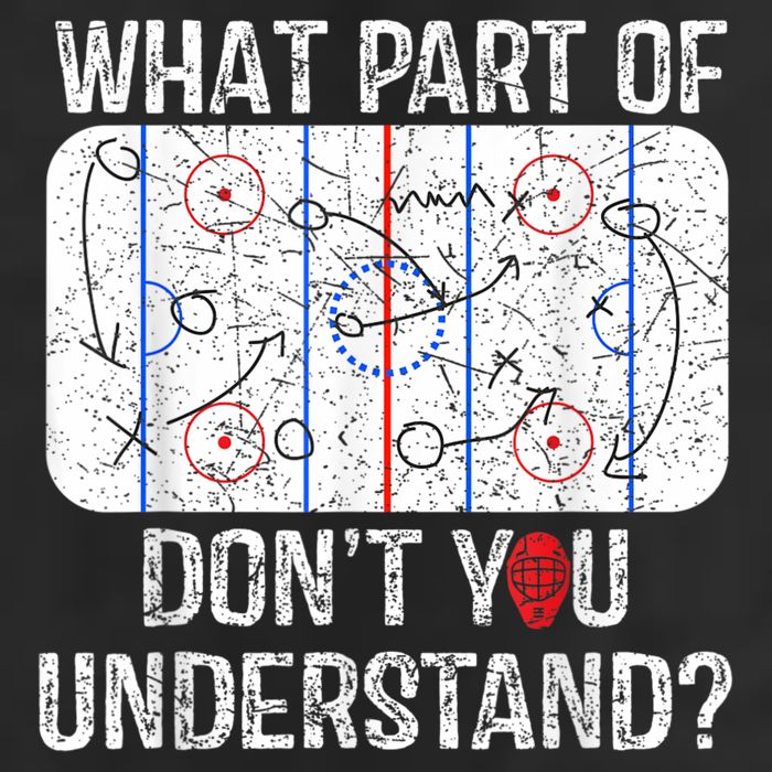 What Part Of Dont You Understand Funny Hockey Mom Dad Coach Golf Towel