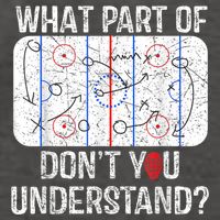 What Part Of Dont You Understand Funny Hockey Mom Dad Coach Vector Backpack