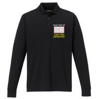 What Part Of You DonT Understand Funny Ice Hockey Coach Performance Long Sleeve Polo