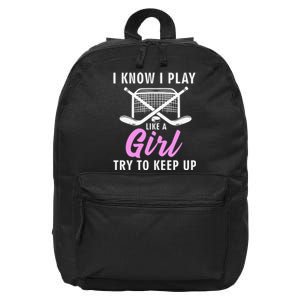 What Part Of Hockey Don't You Understand Hockey Player 16 in Basic Backpack