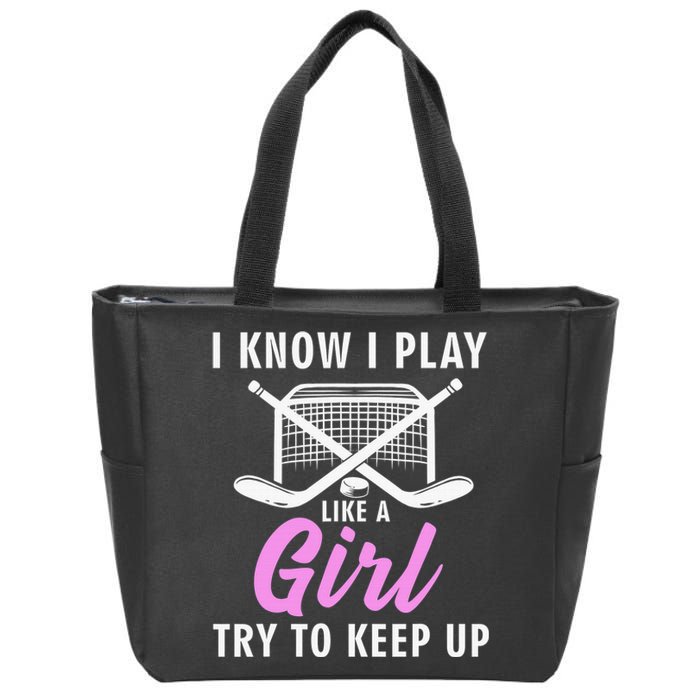 What Part Of Hockey Don't You Understand Hockey Player Zip Tote Bag